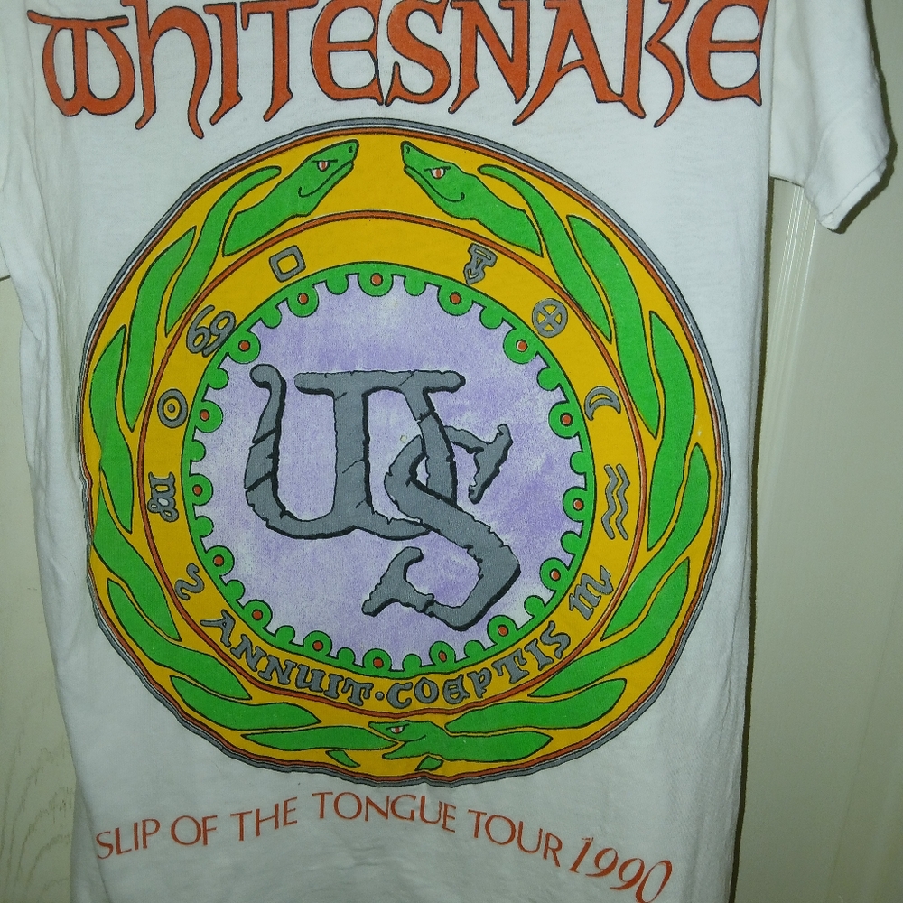 Whitesnake Slip Of The Tongue Vintage tshirt large